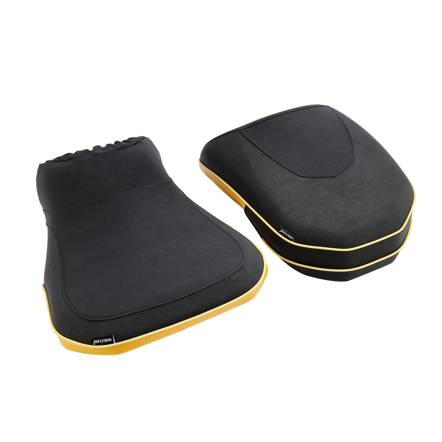 Rider Passenger Seat Front Rear Cushion Fit Yellow For Bmw R1200Gs 14-18 R1250Gs