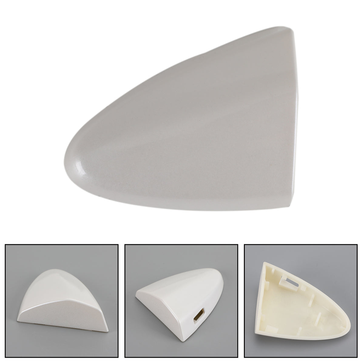 White Front Left Ouside Door Handle Key Cover Cap 69218-53021 For Lexus IS250