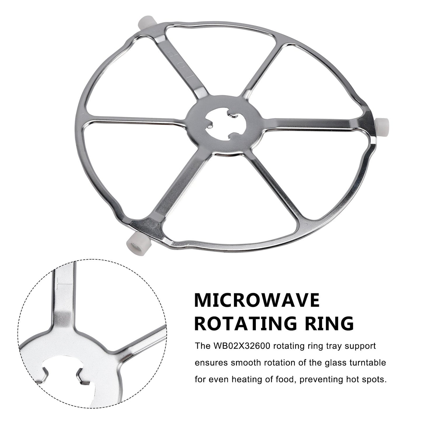 WB02X32600 WB06X10651 for GE Microwave Oven ROLLER RING TRAY SUPPORT