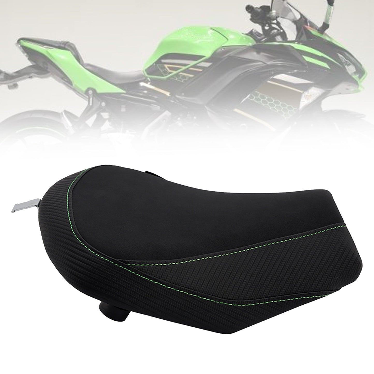 2017-2025 Kawasaki Ninja 650 Z650 Front Driver Raider Seat Pillion Saddle White