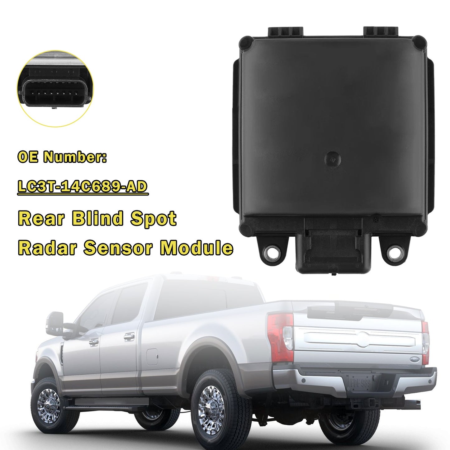 2020-2021 For Ford Explorer 2.3L/3.0L/3.3L Rear Blind Spot Radar Sensor Module LC3T-14C689-AD