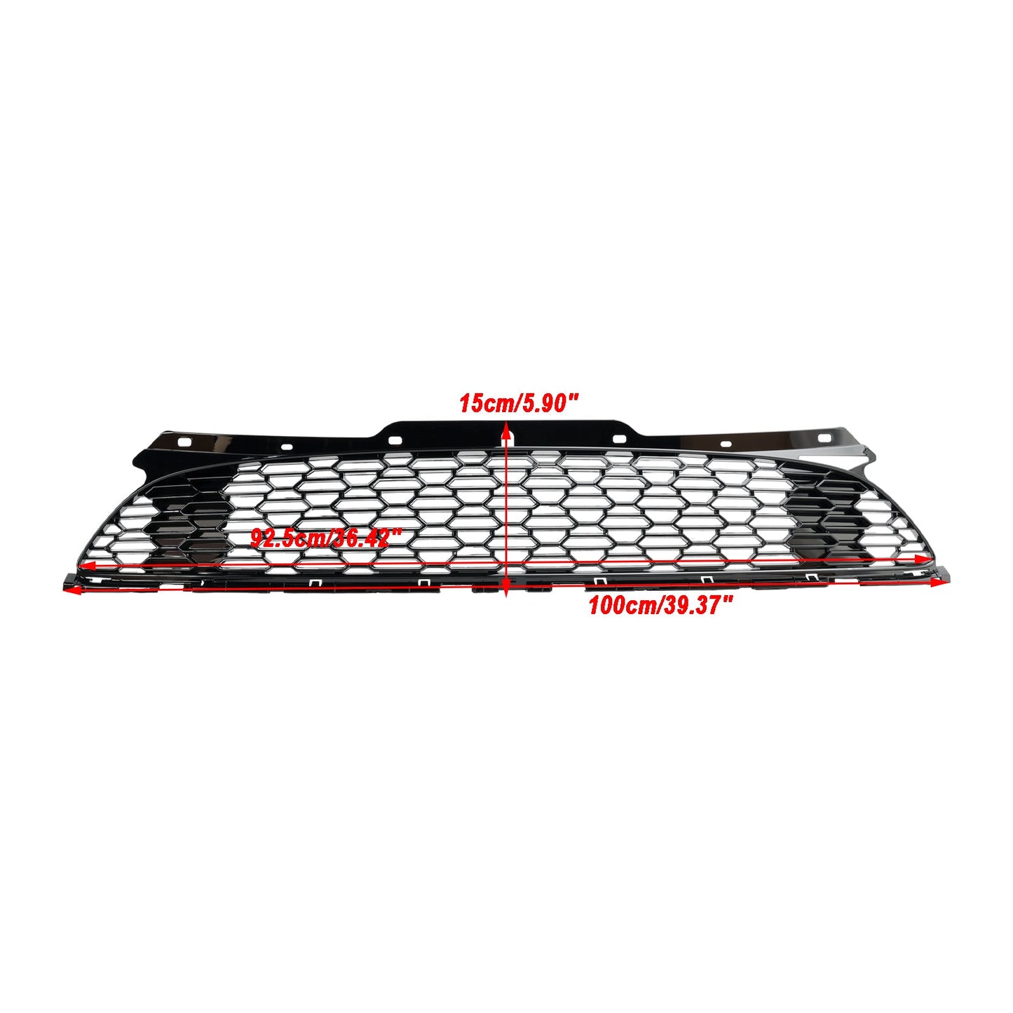 2012-2015 MINI R59 Cooper S &amp; JCW 2-Door Roadster Gloss Black Front Bumper Grill Grille