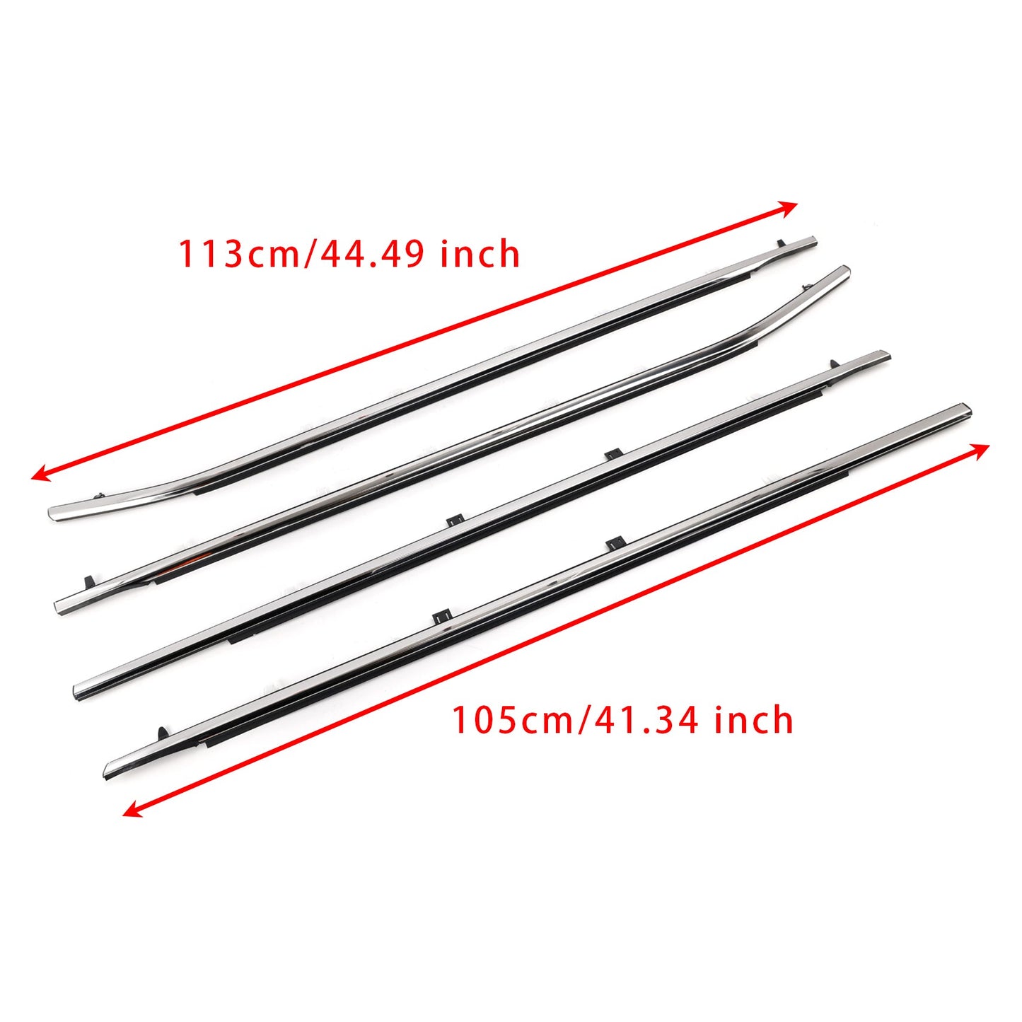2011-2017 For Odyssey 4PCS Weatherstrips Seal 72410-TK8-A11 Door Belt Molding