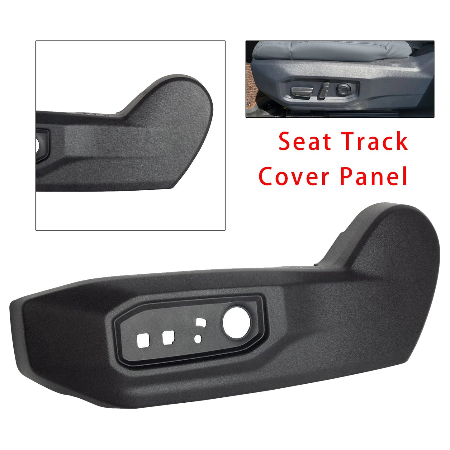 2022-2026 For Tundra Sequoia Left Driver Seat Track Cover Without Lumbar Support 71812-0C241-C0