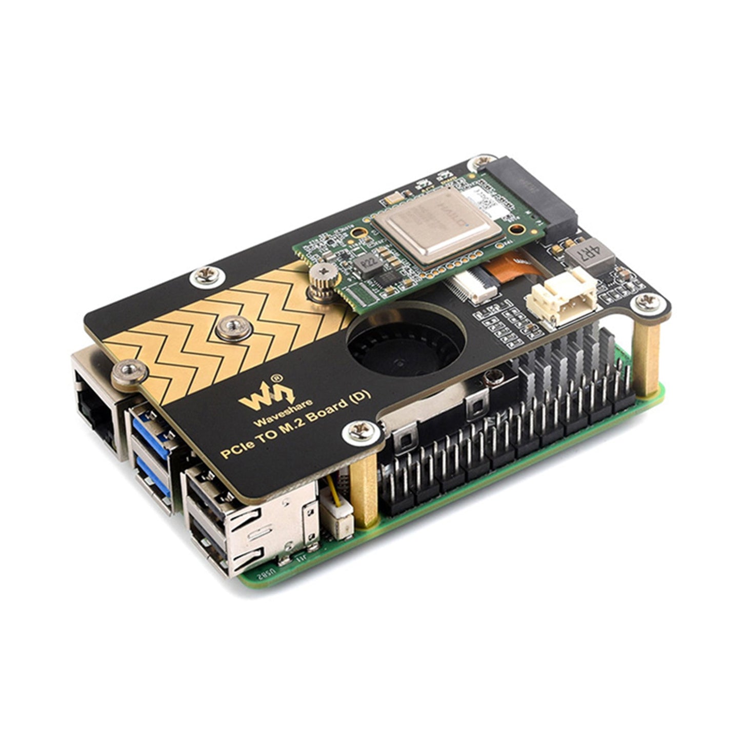 Raspberry Pi 5 PCIE to M.2 Interface Rotor 8Gbps Transmission Expansion Board