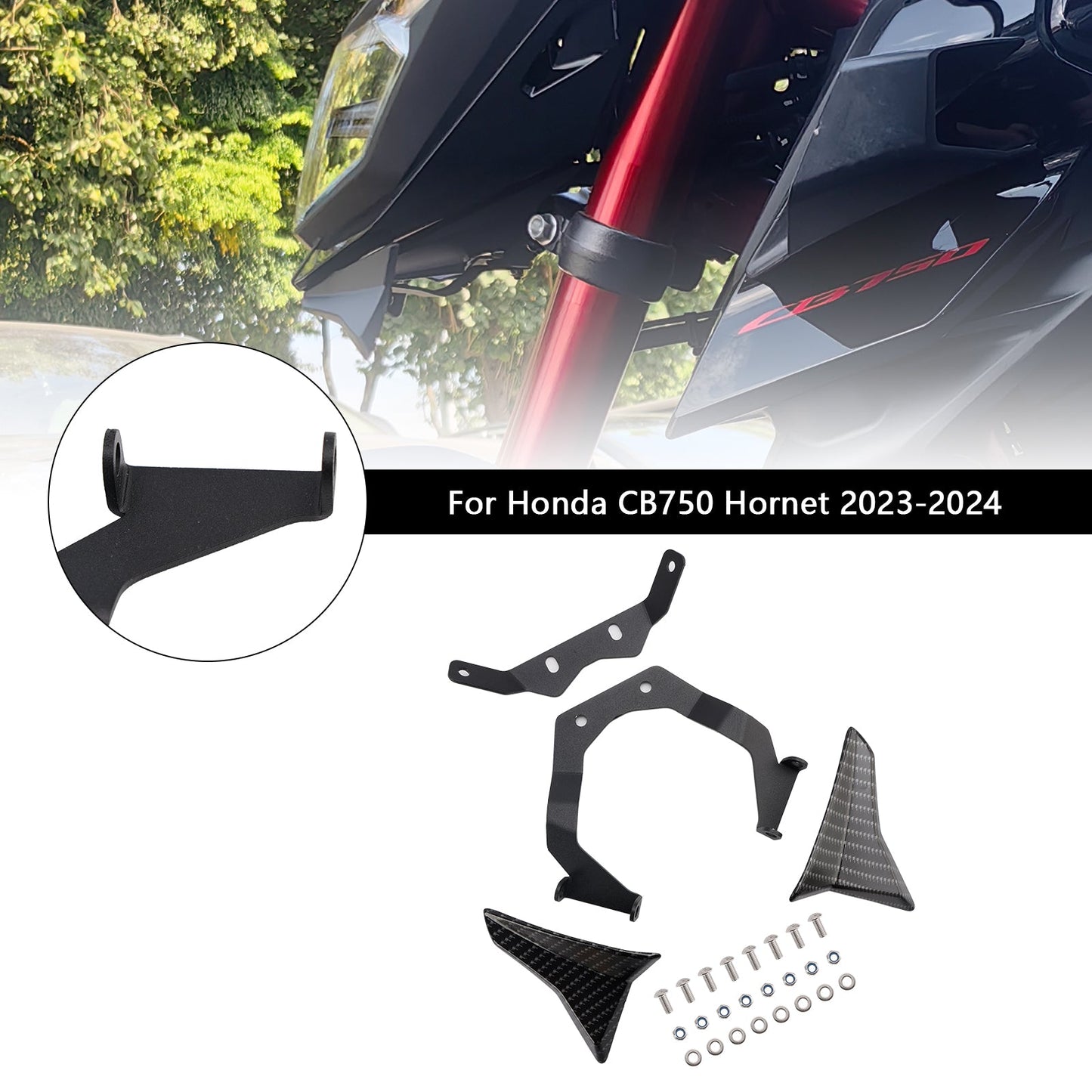 2023-2024 Honda CB750 Hornet Front Beak Extension Nose Lower Wing