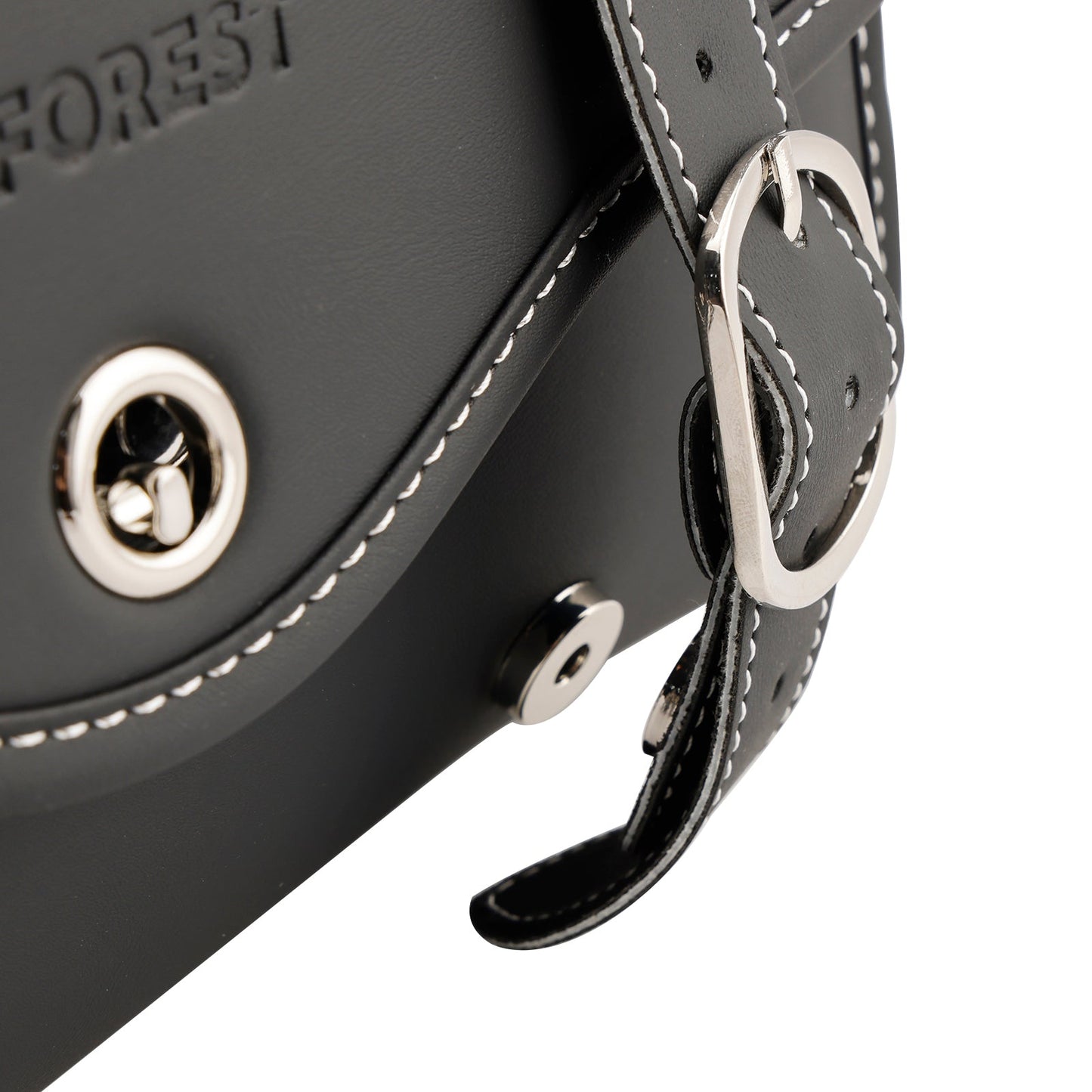 Pu Side Tail Bag Saddlebag Color Matching Luggage White For Scooter Motorcycle White