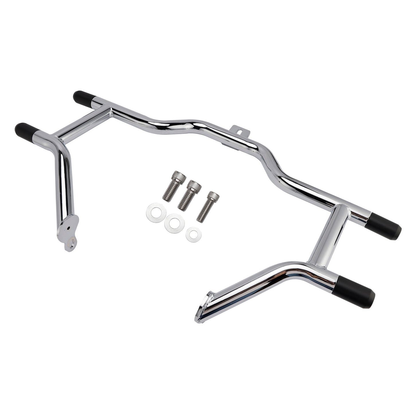 Bumper Engine Guard Fairing Mount Crash Bar Kit Fits For Cvo Road King Black
