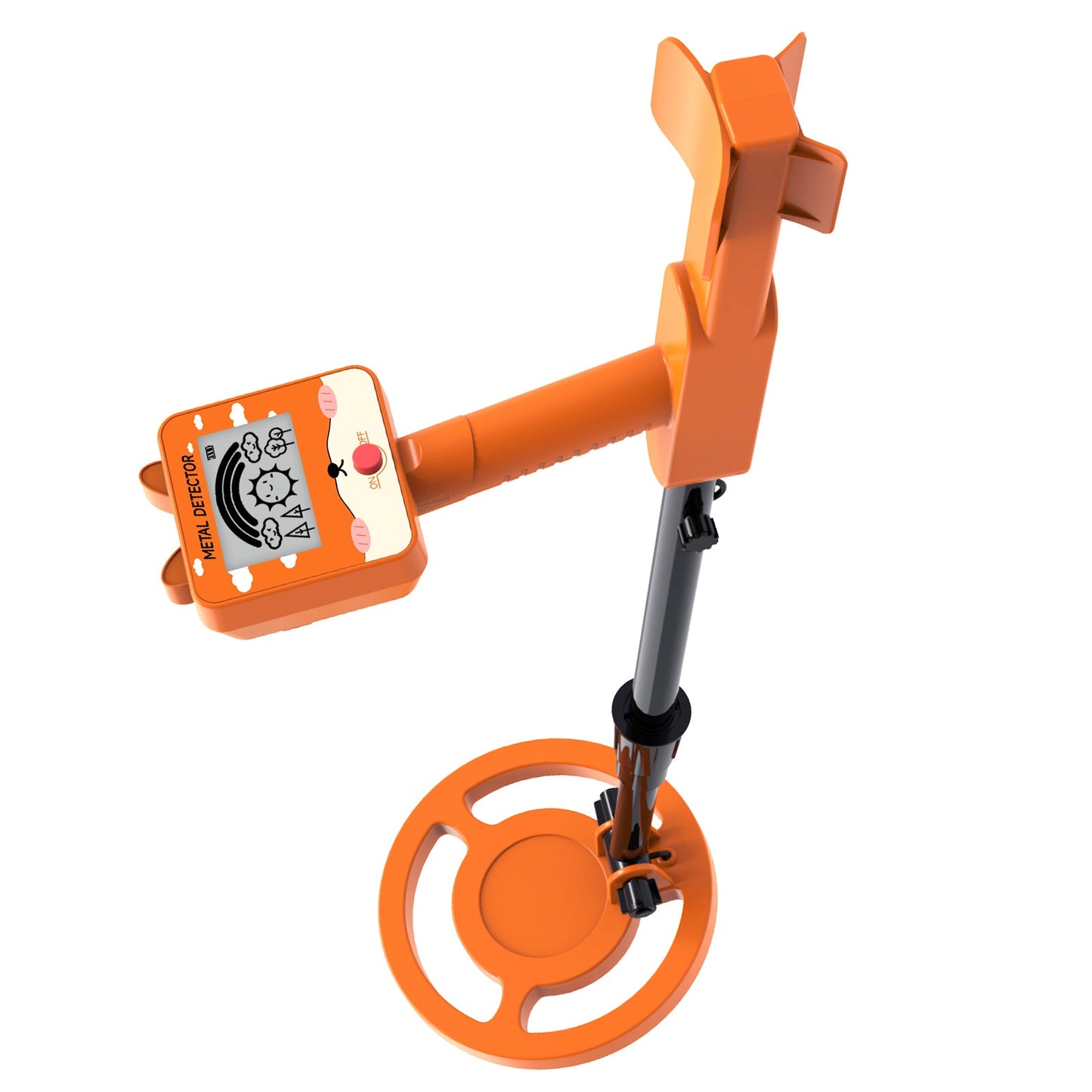 GT260 Kids Child Treasure Seeker Metal Detector Waterproof 6.3" Search Coil ORG