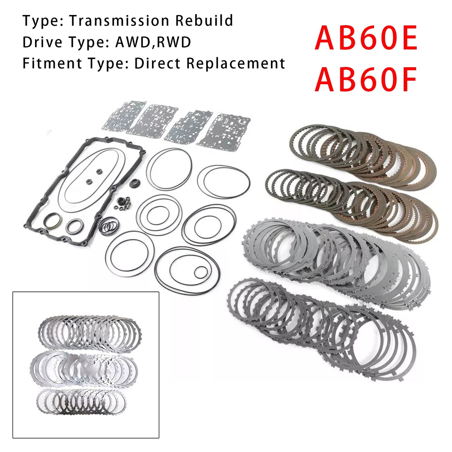 2012-2014 TOYOTA Coaster 4.0L Transmission Overhaul Rebuild Kit AB60E AB60F