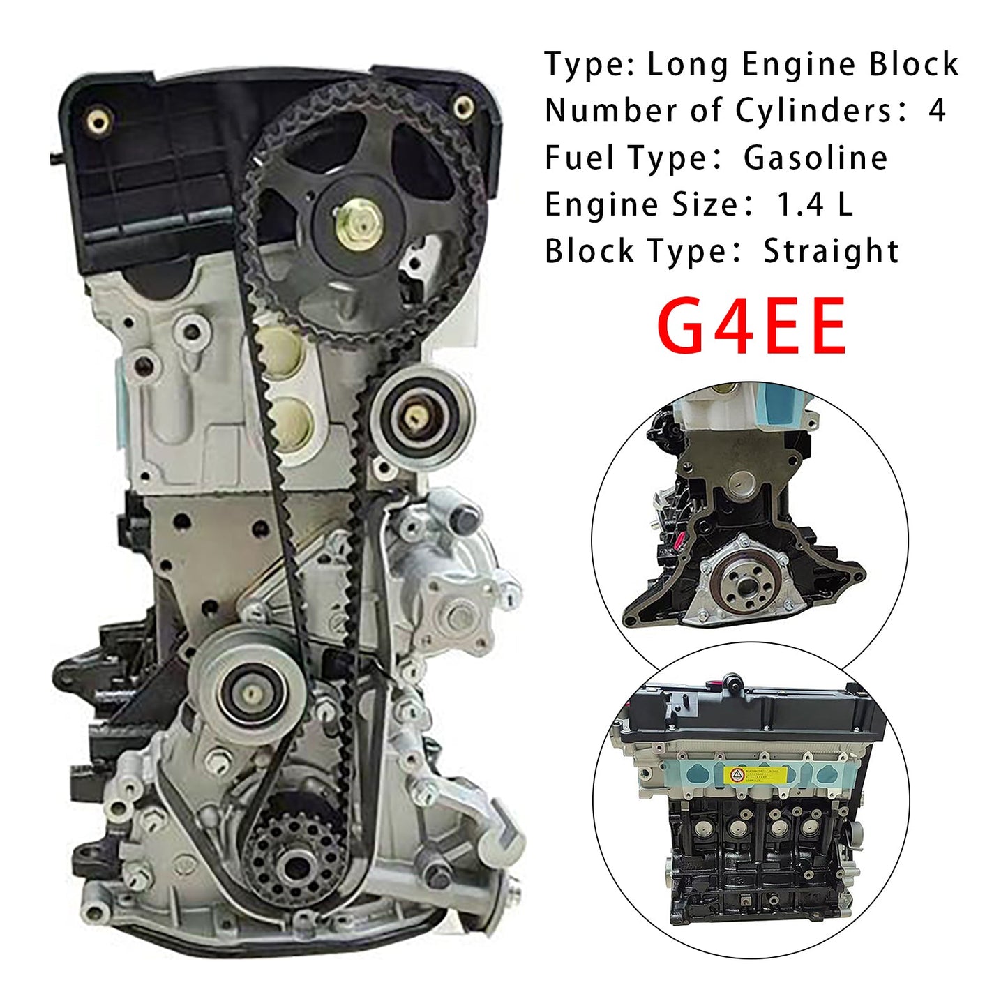 2010 KIA RIO MK2 1.4L Brand New Engine Assembly Long Engine Block G4EE