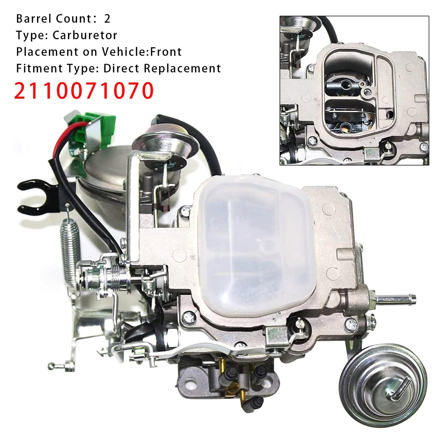 1976-1982 Toyota Townace 2 Barrel Carburetor 2110071070 NK457