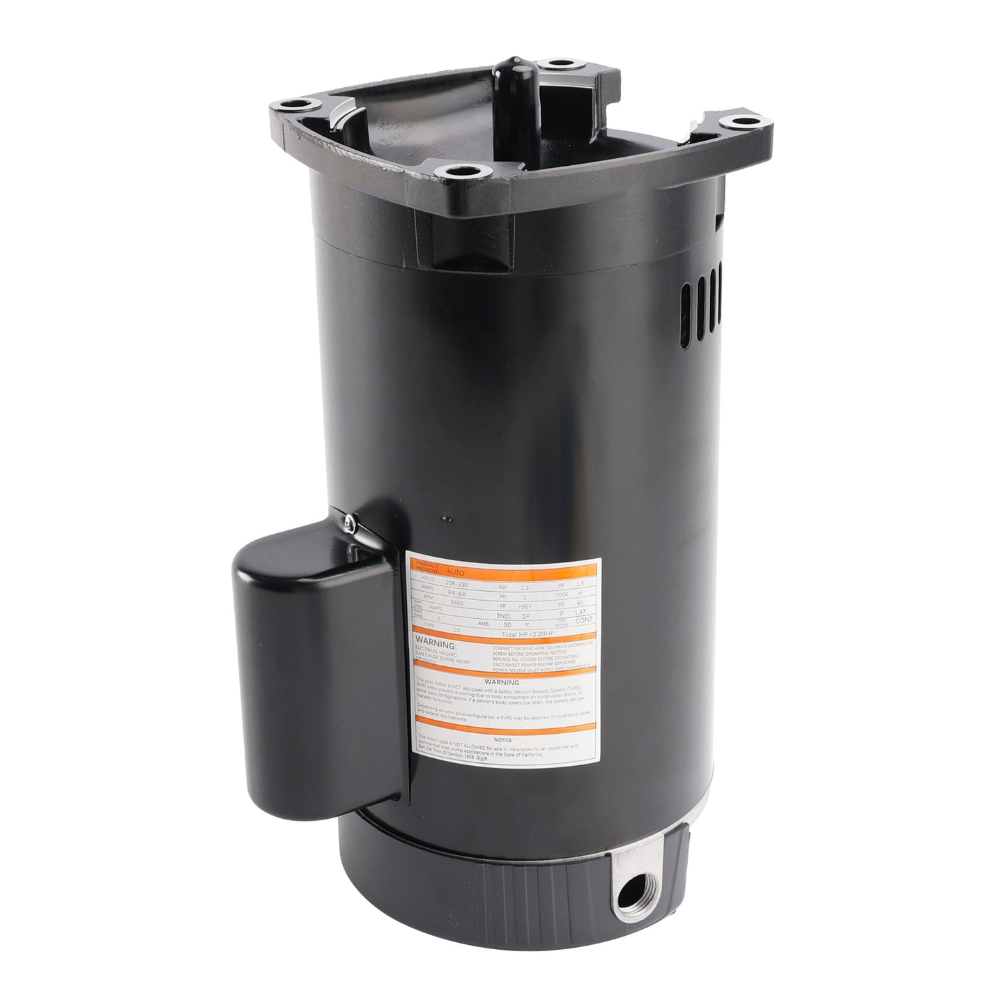 B2842 Swimming Pool Motor 1.5HP 230V 3450 RPM