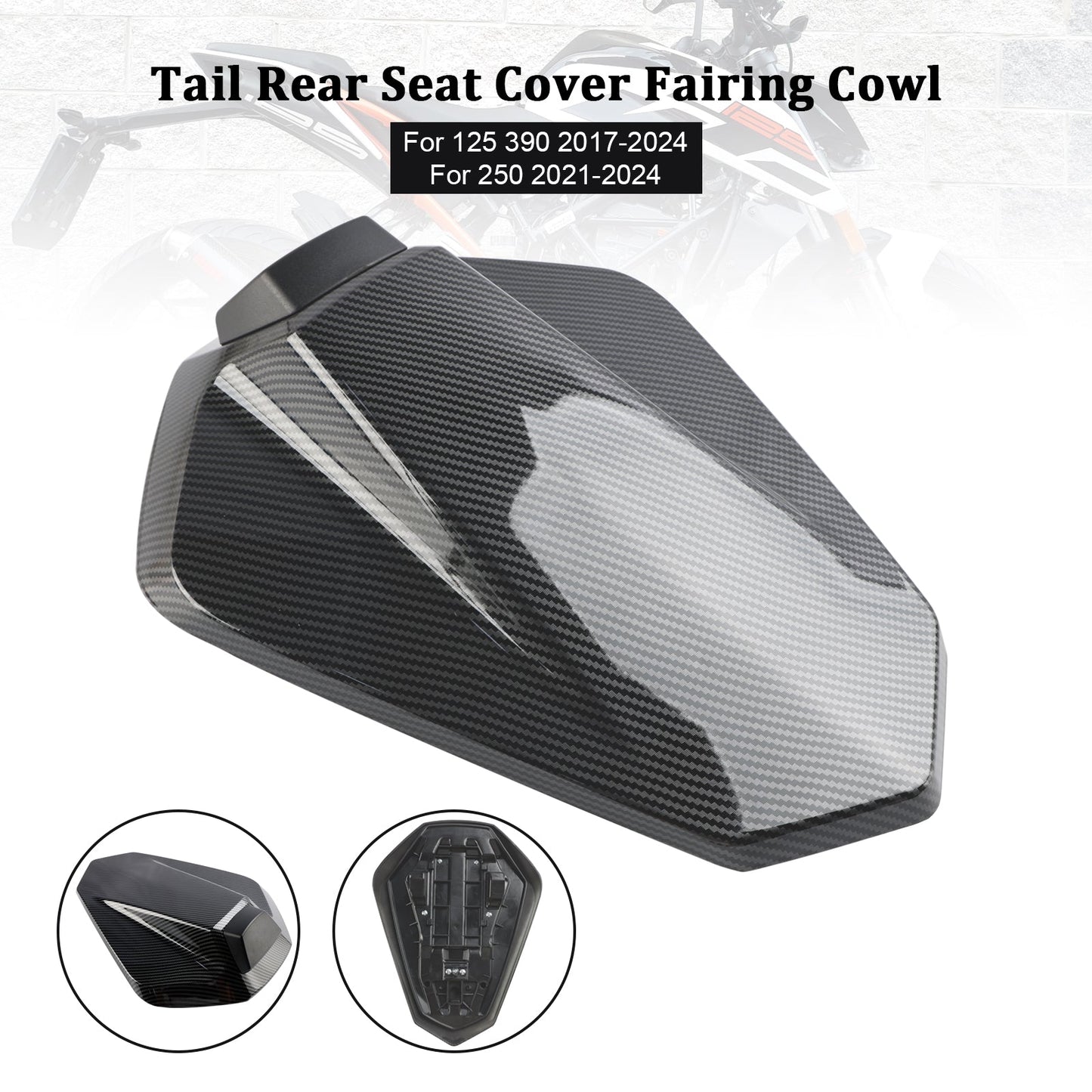 2017-2024 125 250 390 Tail Rear Seat Cover Fairing Cowl