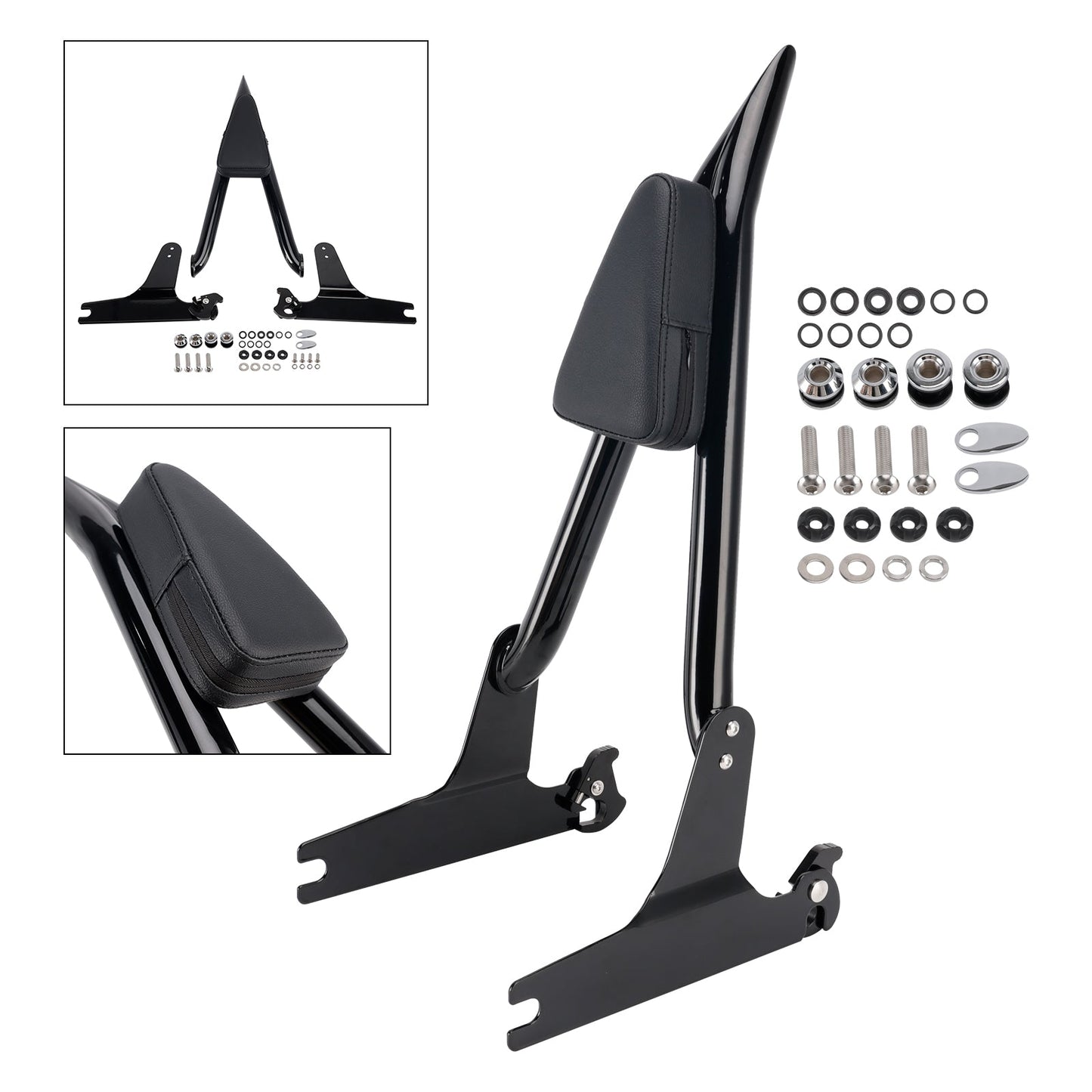 2006-2017 Dyna FXDB Low Rider FXDL FXDLS Passenger Sissy Bar Backrest