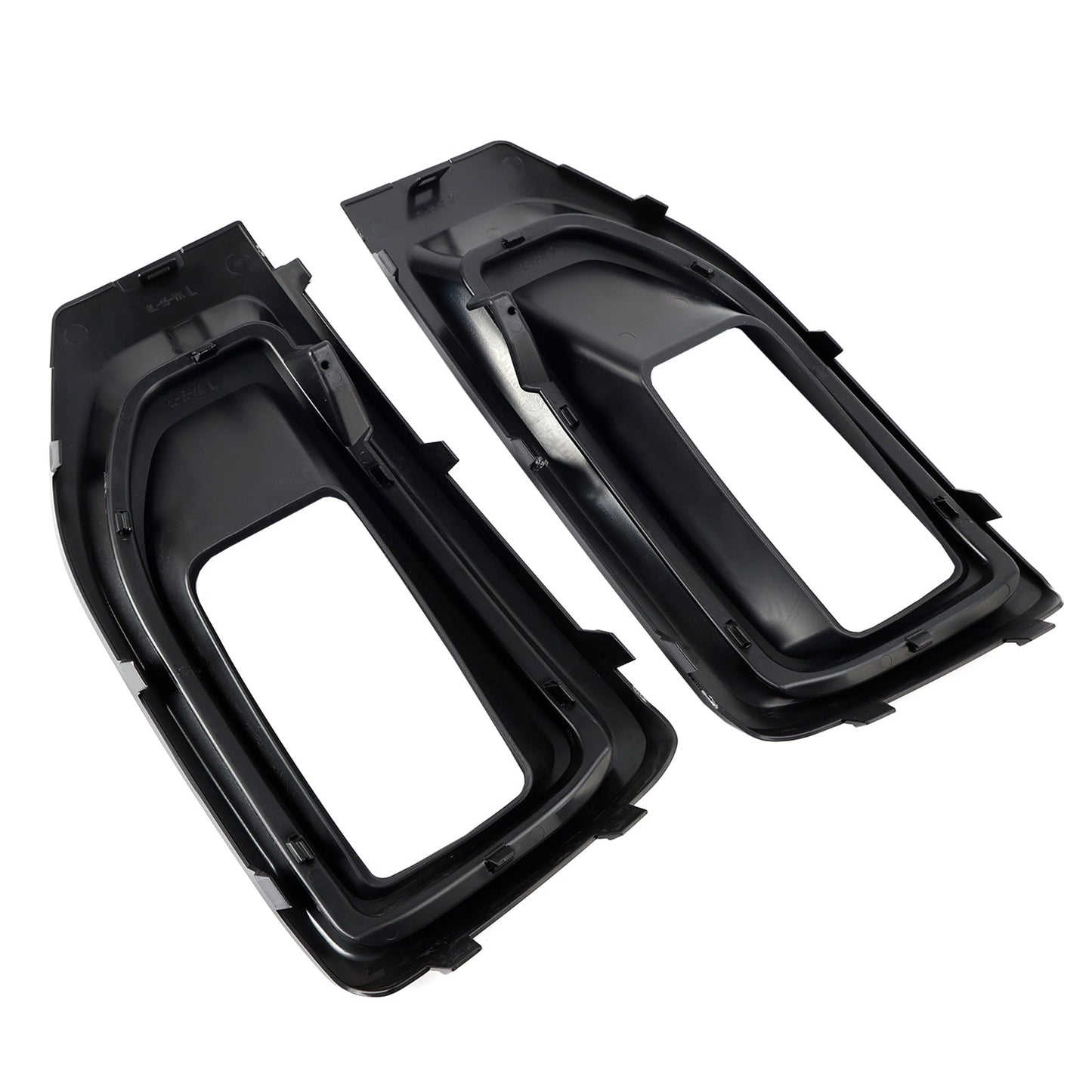 Fog Light Lamp Cover Gloss Black Trim Pair For GMC Yukon / Yukon XL 2015-2020