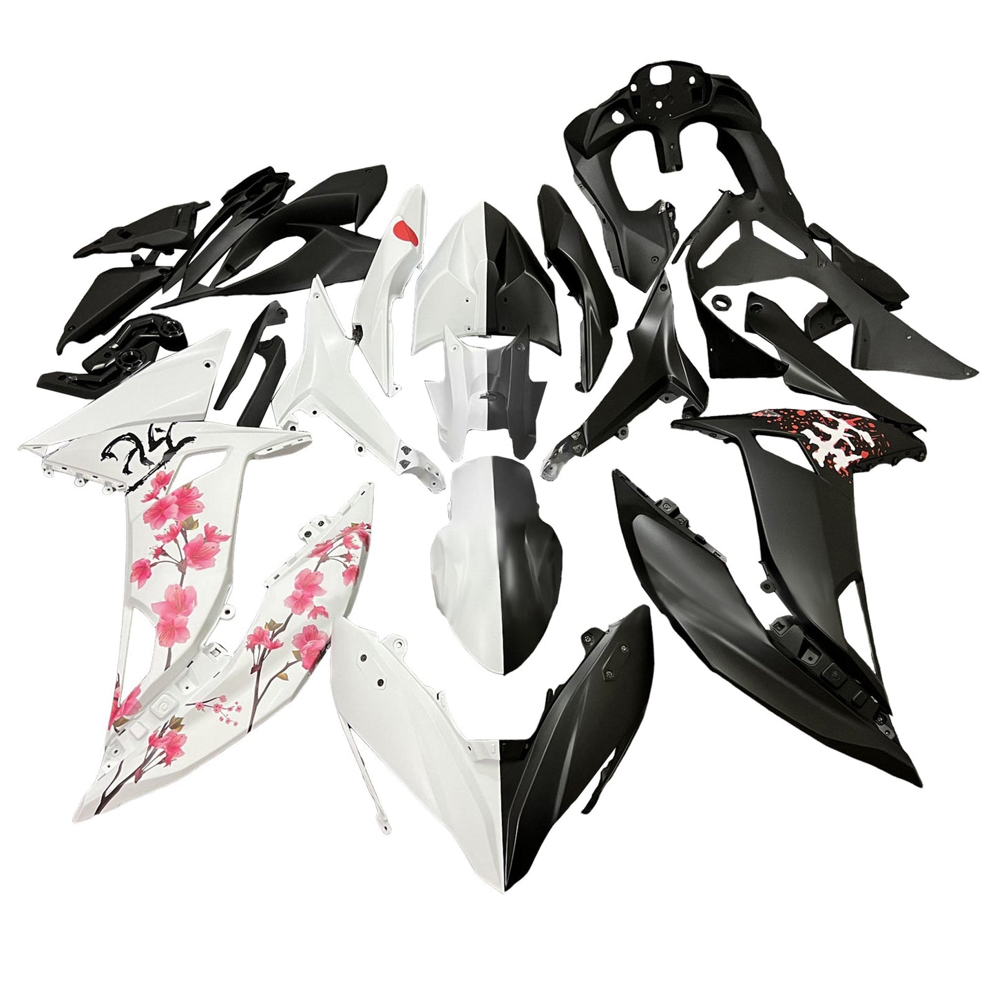 Injection Fairing Kit Bodywork Plastic ABS fit For Kawasaki ER-6F Ninja650R 2017-2019