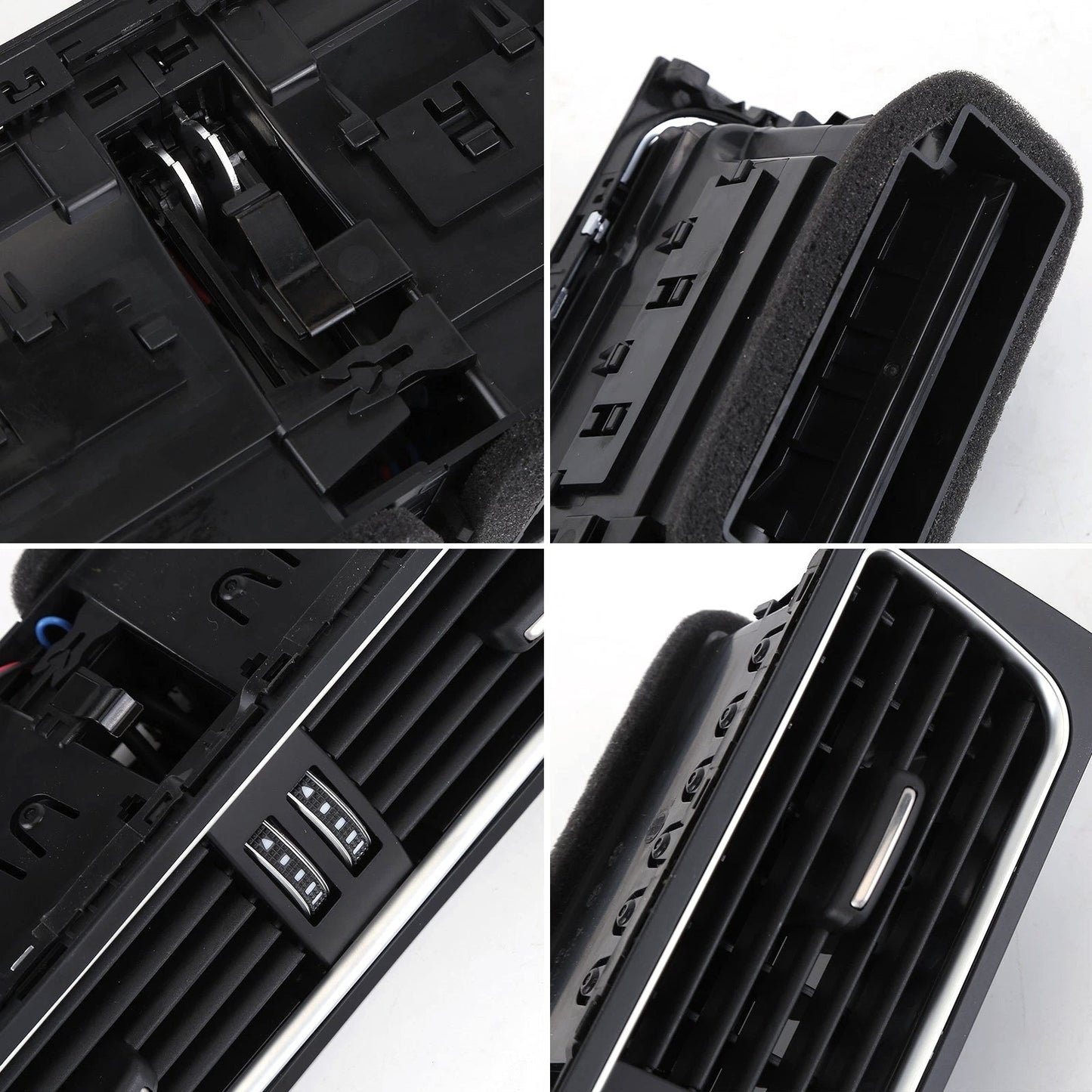 8R1820951 8R1820902 3pcs Center Panel Dash Louver Air Vent A/C Outlet For Audi SQ5 3.0L 2009-2017
