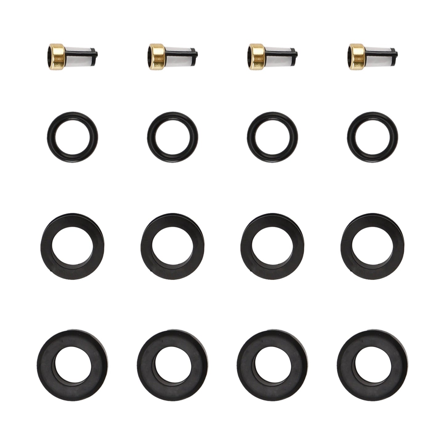 1986-1991 Mazda RX-7 FC 13B Rotary 4PCS Fuel Injector O-Ring Filter Seal