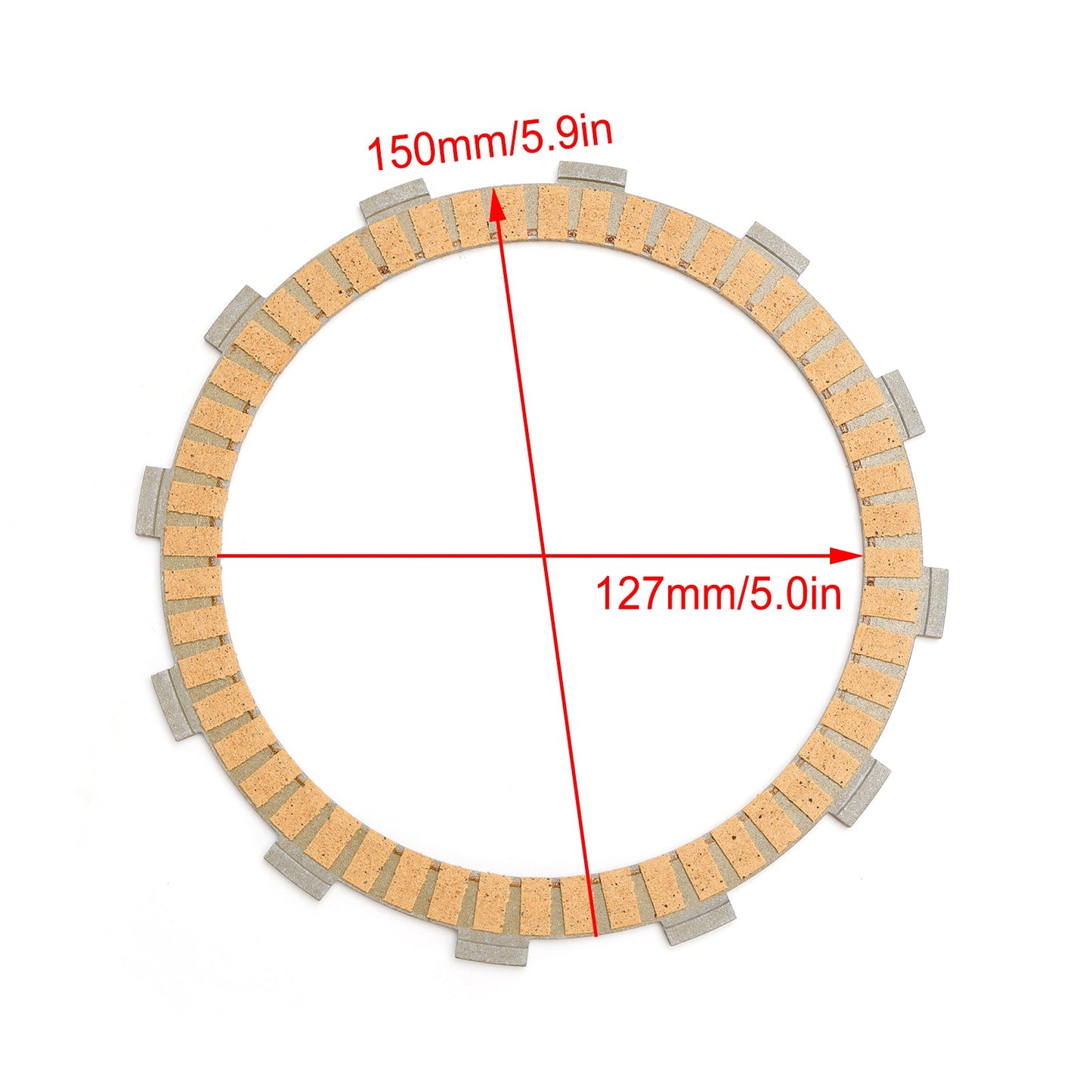 Clutch Friction Plate Kit fit for Suzuki AN650 Burgman 650 2003-2016 21441-24F00