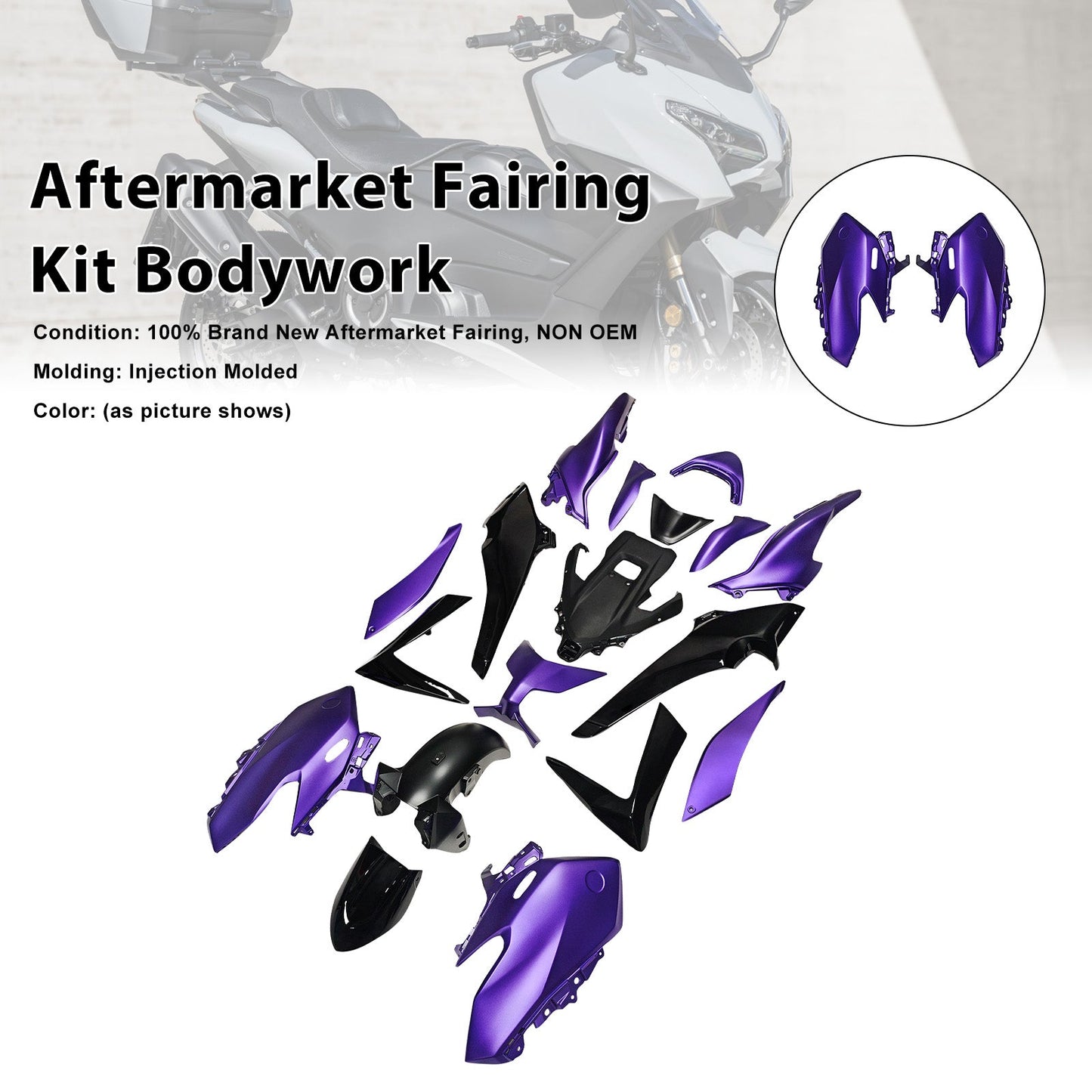 2025-2026 for Yamaha TMAX560 Injection Bodywork Fairing Kit