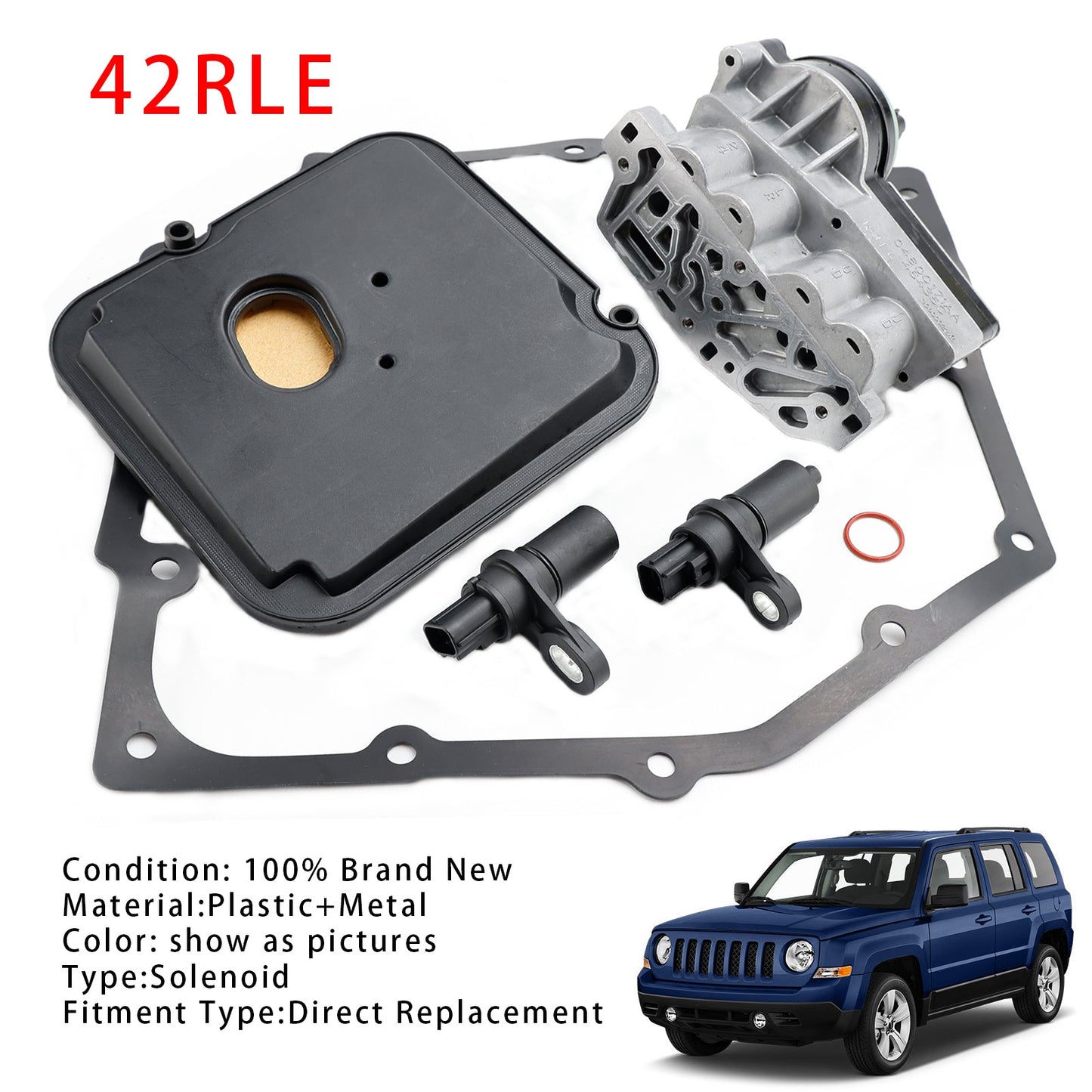 2007-2011 For Nitro V6 3.7L Transmission Shift Solenoid Block Pack Kit 42RLE 52854001AA