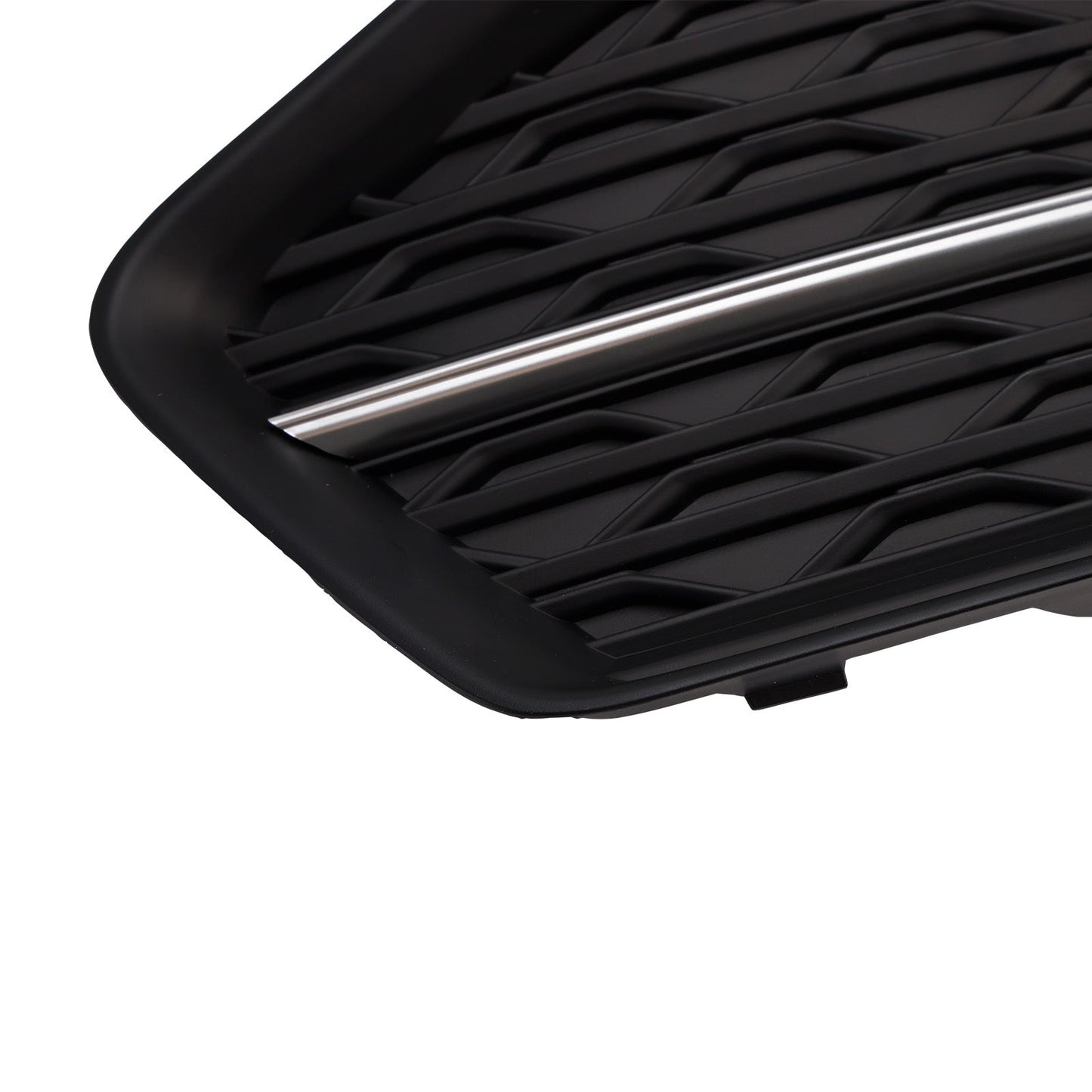 2PCS Front Bumper Grille Grill Fog Light Cover Fit Audi A6 C8 2019-2023