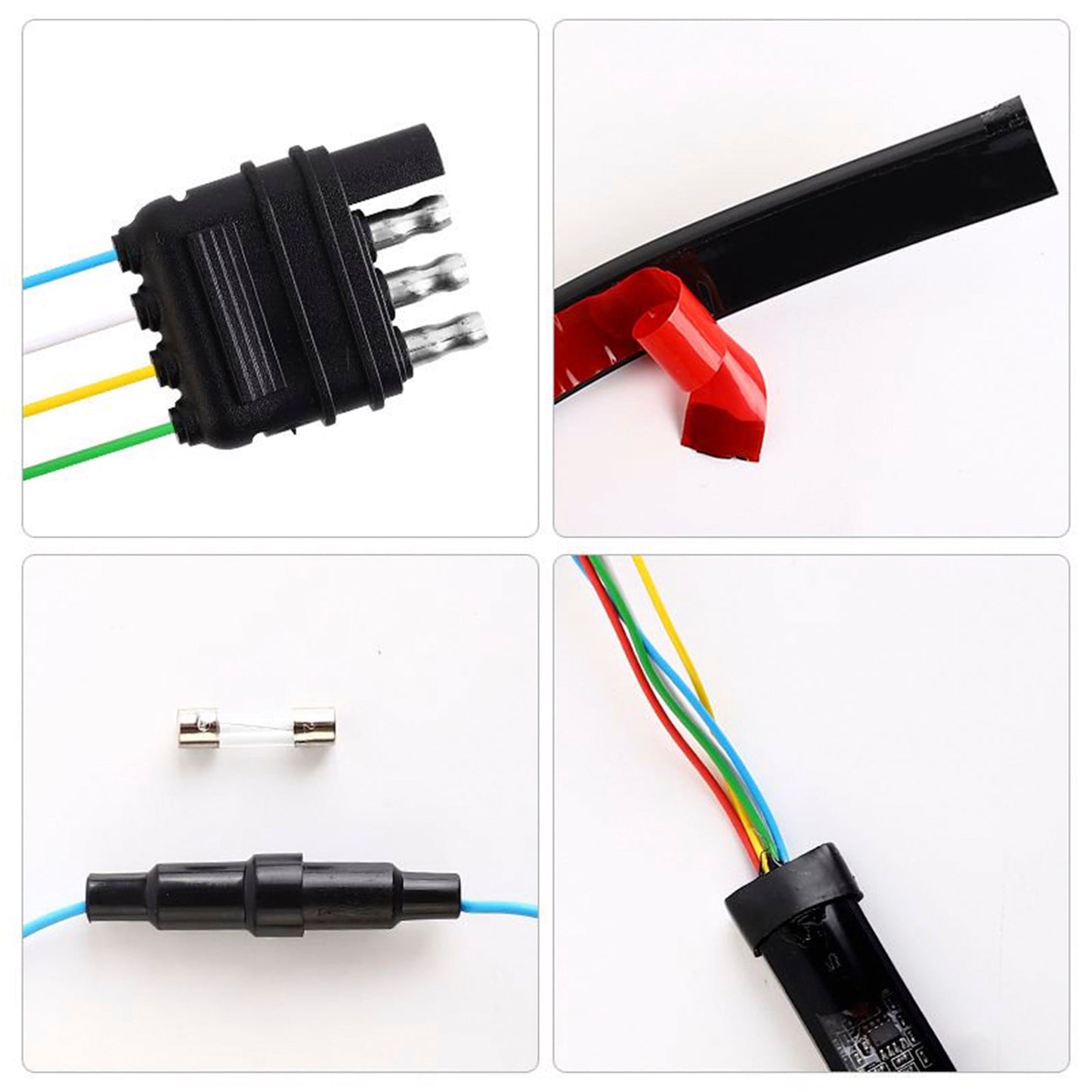 Car Truck LED TailLight Strip Turn Signal Lamp Flowing Dynamic Arrowhead 1.5 meters