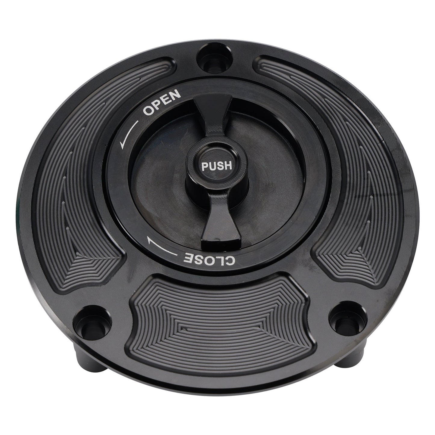 CNC Black Keyless Fuel Filler Cap For Yamaha FZ1 FZ6 FZ8 YZF R1 R6 R3 FZR 750