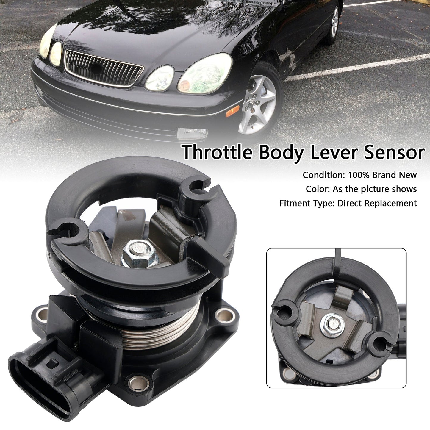 2001-2005 Lexus GS430 - 6 Cyl 3.0L Throttle Body Lever Sensor 22060-46070