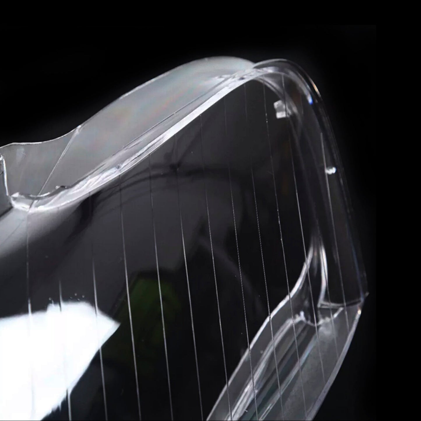 2005-2008 Audi A4 B7 8E 2PCS Front Headlight Glass Clear Cover