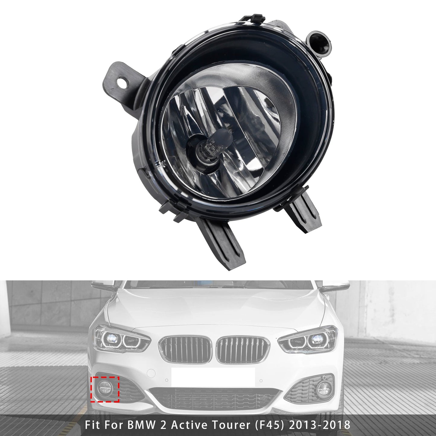 1 Pcs Front Right Fog Light With Bulbs For BMW F20 F21 F30 F31 F80 2011-2019