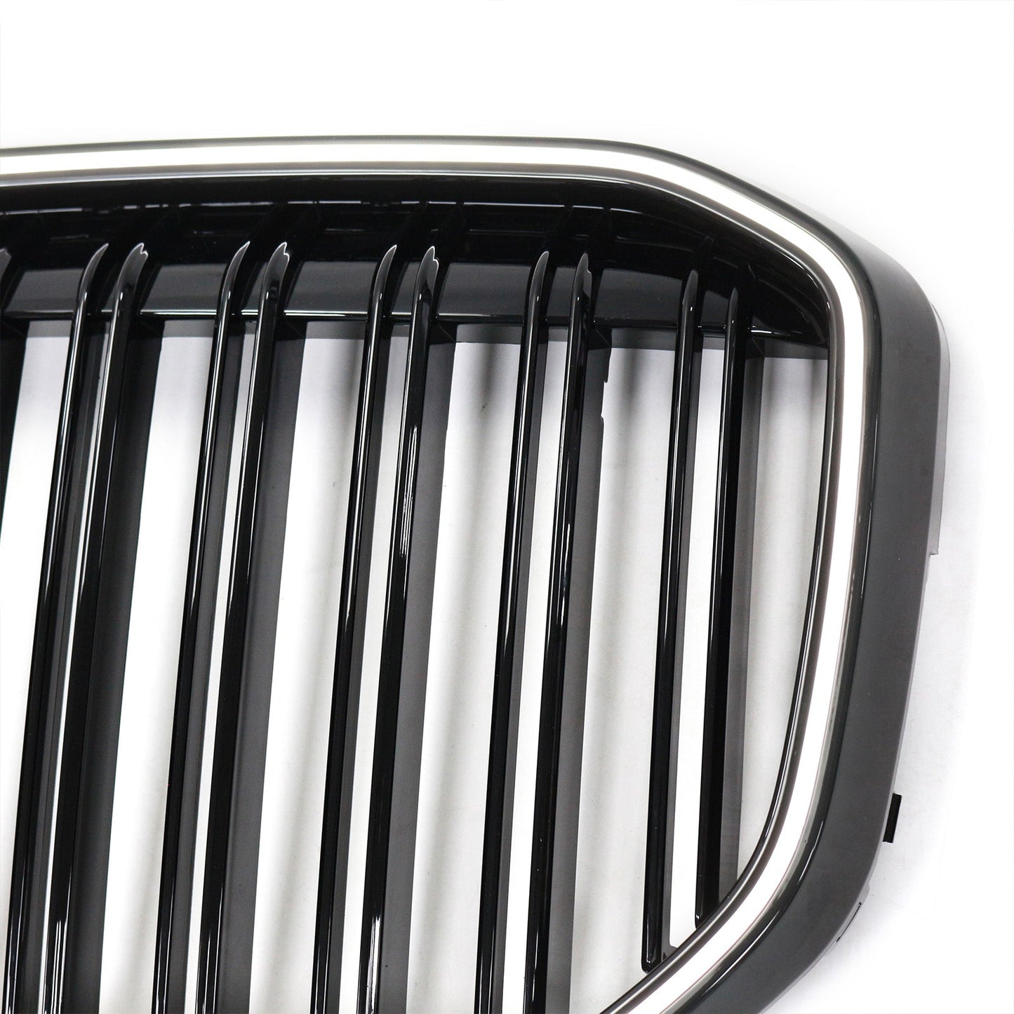 2019-2022 Fit BMW X7 G07 Double Slat Gloss Black Front Kidney Grill Grille