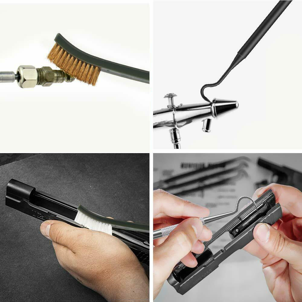 9X Cleaning Set Gun Brush Gun Cleaning Kit For Rifle Pistol Handgun Shotgun