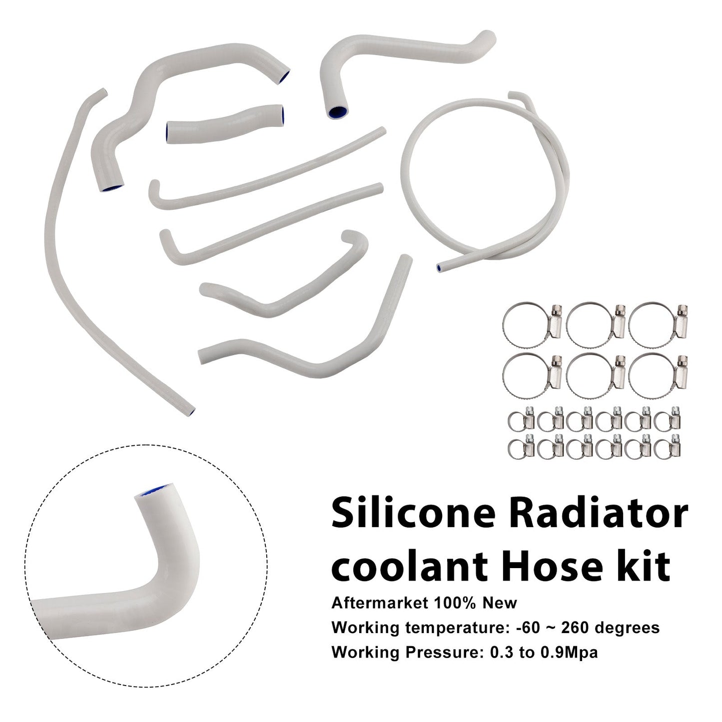 2017-2025 Suzuki GSX-S750/Z Silicone Radiator coolant Hose kit
