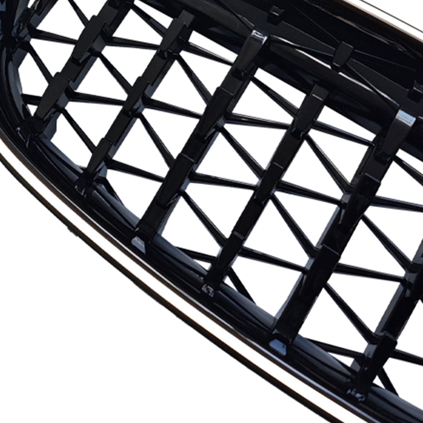 01.2009-10.2016 For BMW 5-Series F10 M5 Gloss Black Kidney Bumper Grill Grille 51137203203 51137203204