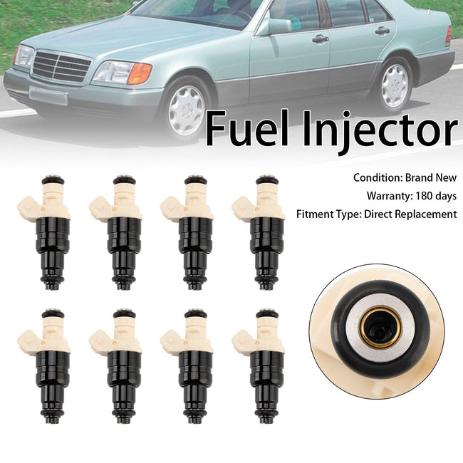 MERCEDES W124 W140 W210 R129 8PCS Fuel Injector 0000788323 A0000786523