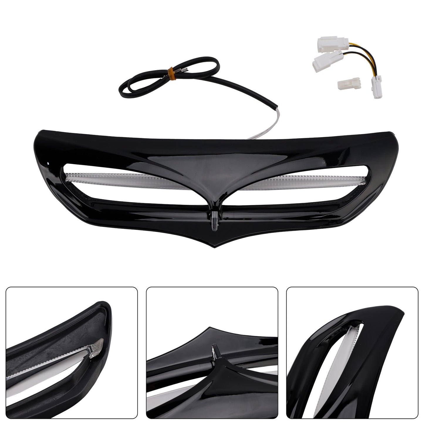 LED Lighted Fairing Vent Trim For Electra Street Glide FLHTCU 2014-2022