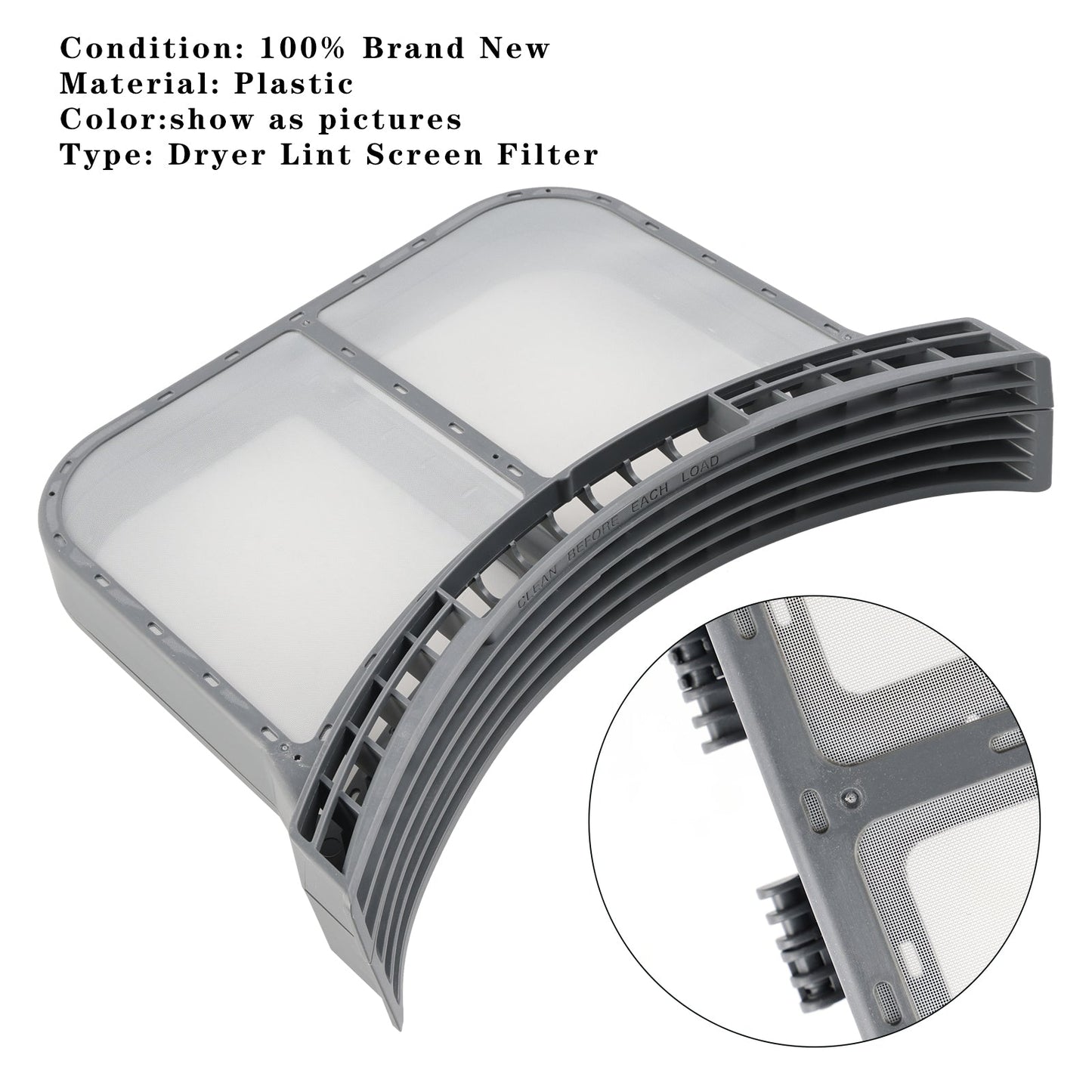 Dryer Lint Screen Filter Trap For Electrolux Frigidaire Dryers 5304513574