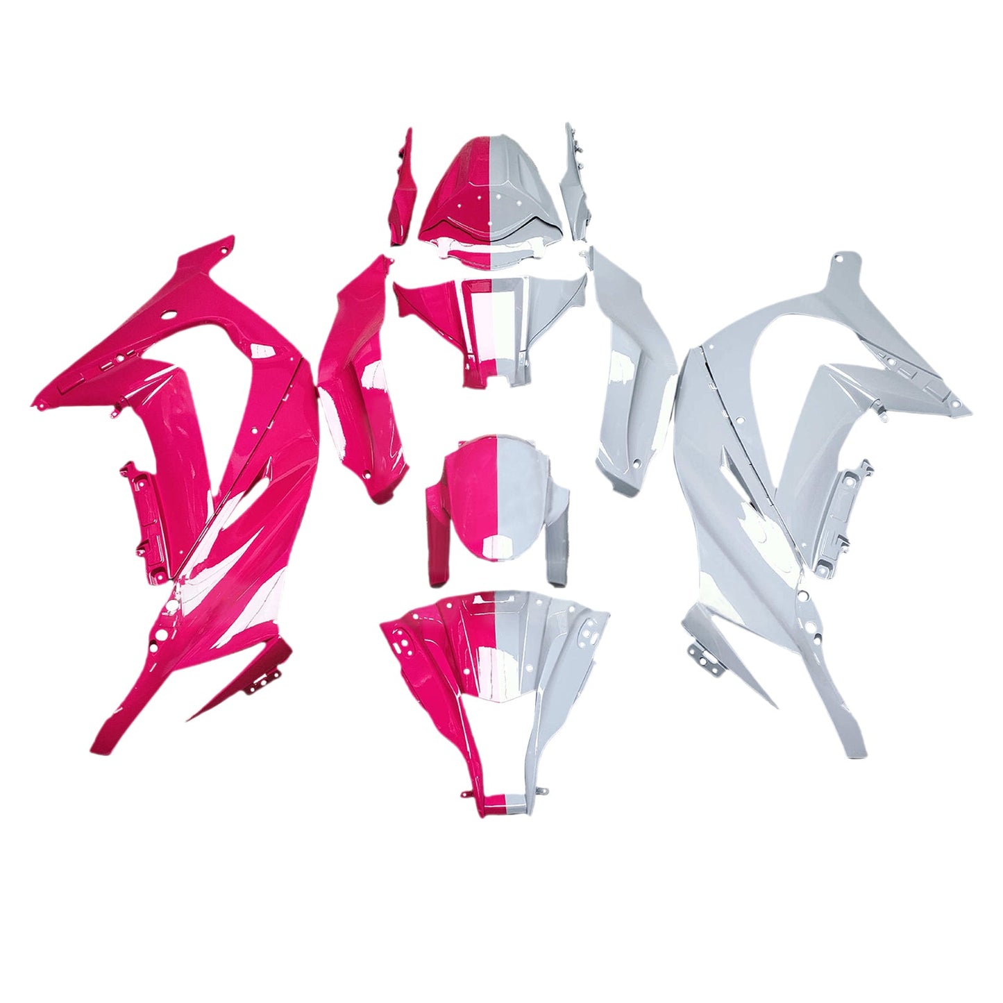 Injection Fairing Kit Bodywork Plastic ABS fit For Kawasaki ZX10R 2011-2015