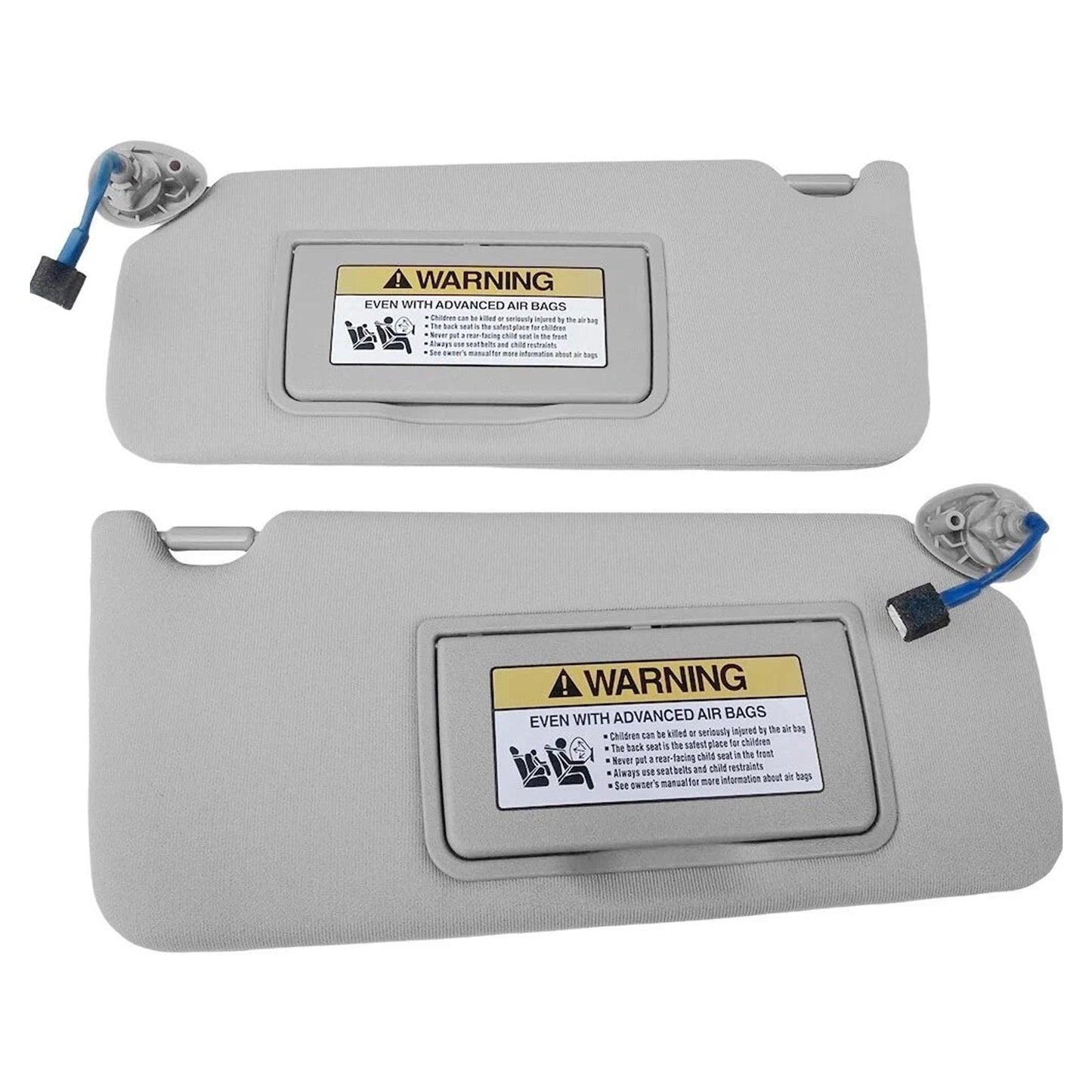Pair Of Gray Sun Visor 83280TA5A51ZA For Honda Accord 2008-2017