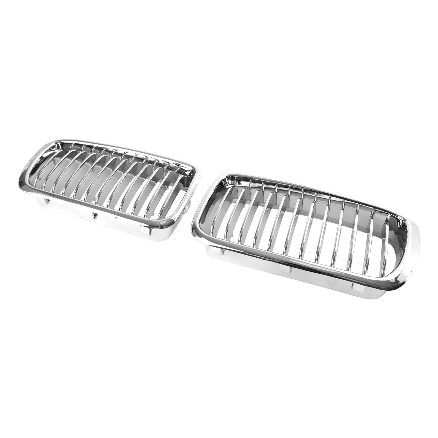 1994-2001 BMW 7 Series E38 Chrome Front Kidney Grill Grille 2PCS