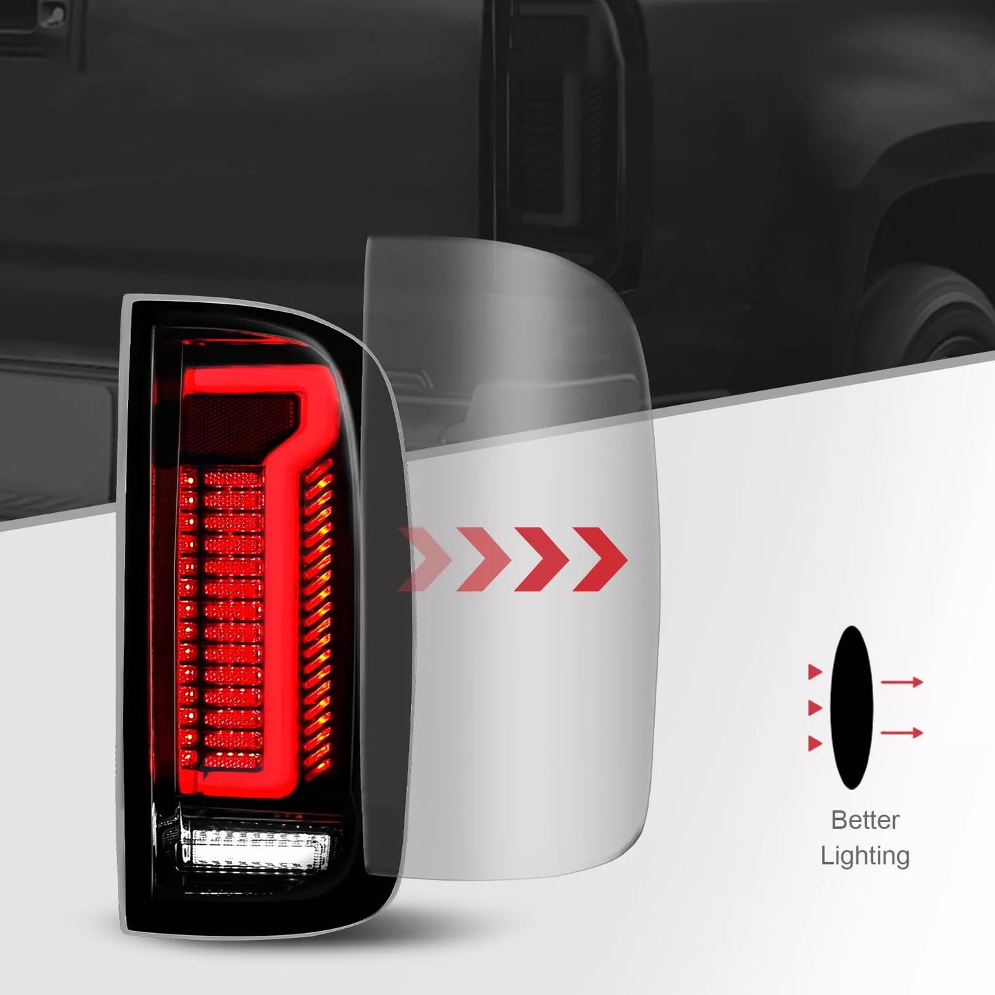 2015-2022 Chevy Colorado GMC Canyon Left+Right LED Tail Light Assembly