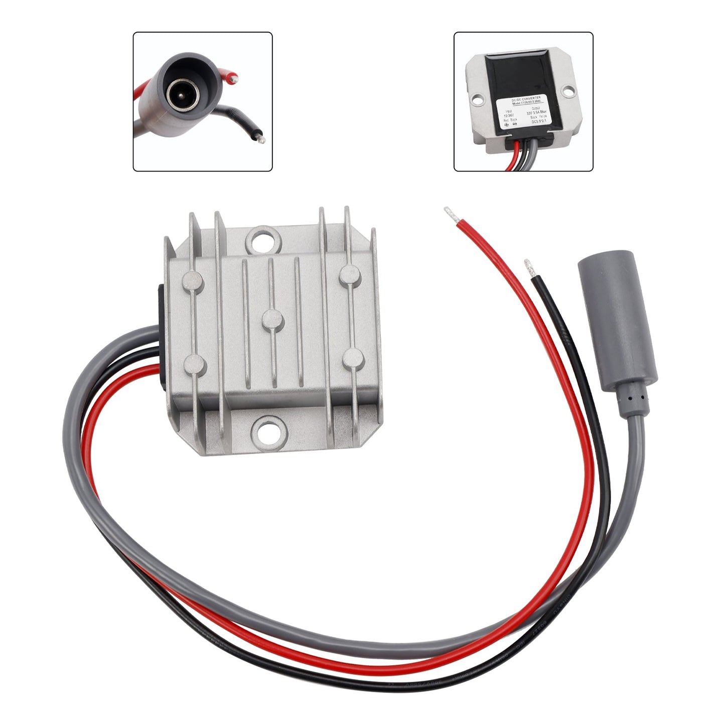 Mini 12V Adapter DC Step Up Converter 12V/24V To 30V 3.5A 105W Smart Boost