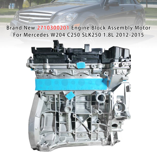 2012-2015 Mercedes W204 C250 SLK250 1.8L New 2710300201 Engine Block Motor