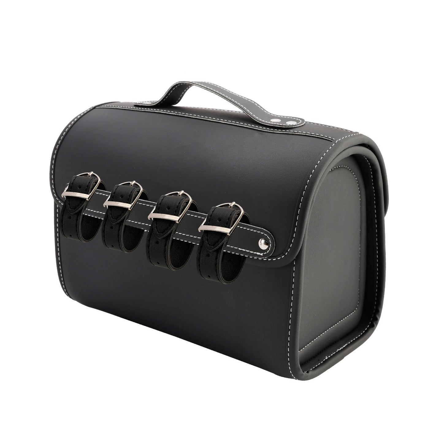 Pu Side Tail Bag Saddlebag Color Matching Luggage White For Scooter Motorcycle White