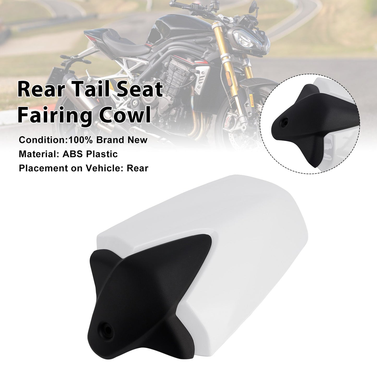 2021-2024 For Speed Triple 1200 RS Rear Tail Seat Fairing Cowl Cover