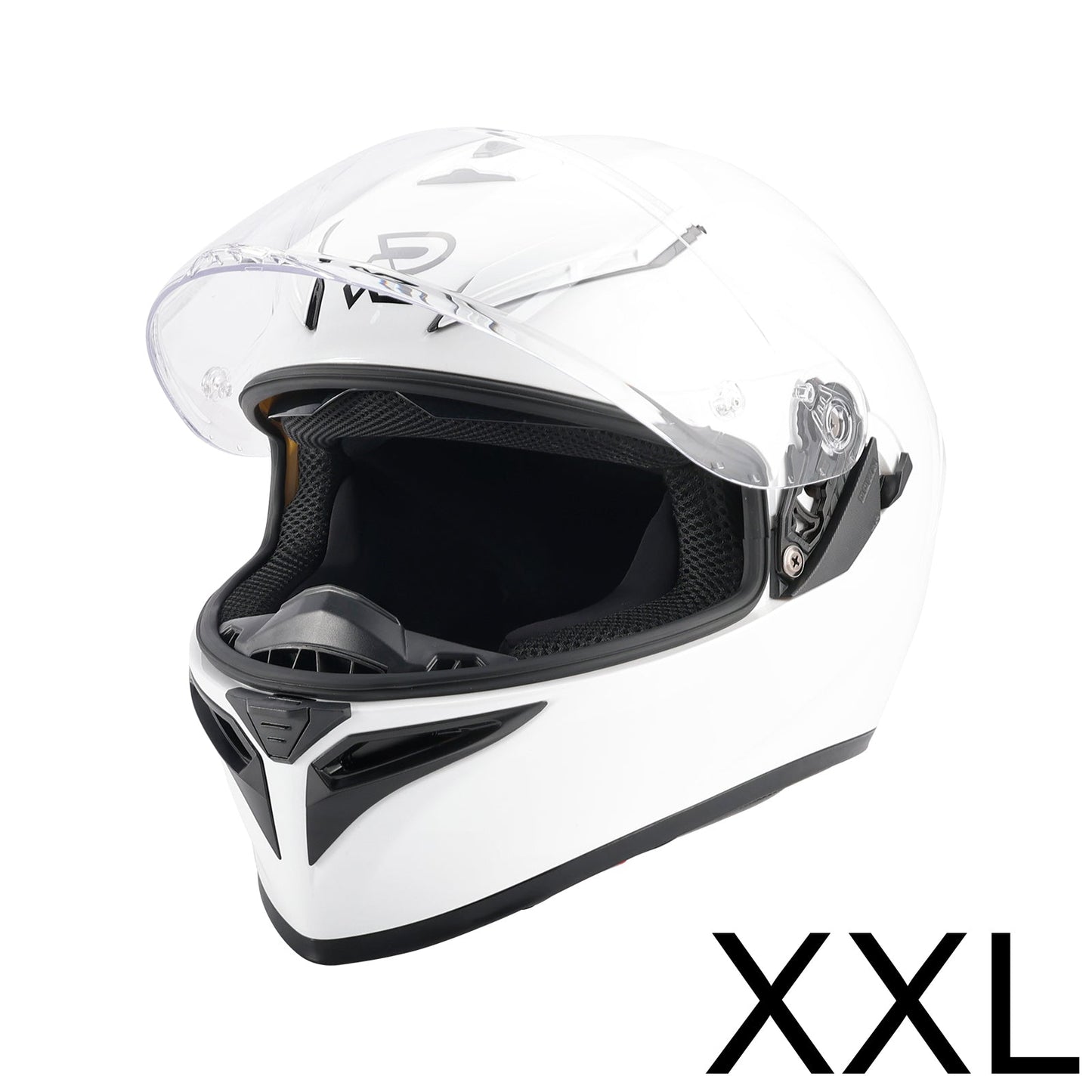 DOT Motorcycle Helmet Adult Street Full Face White
