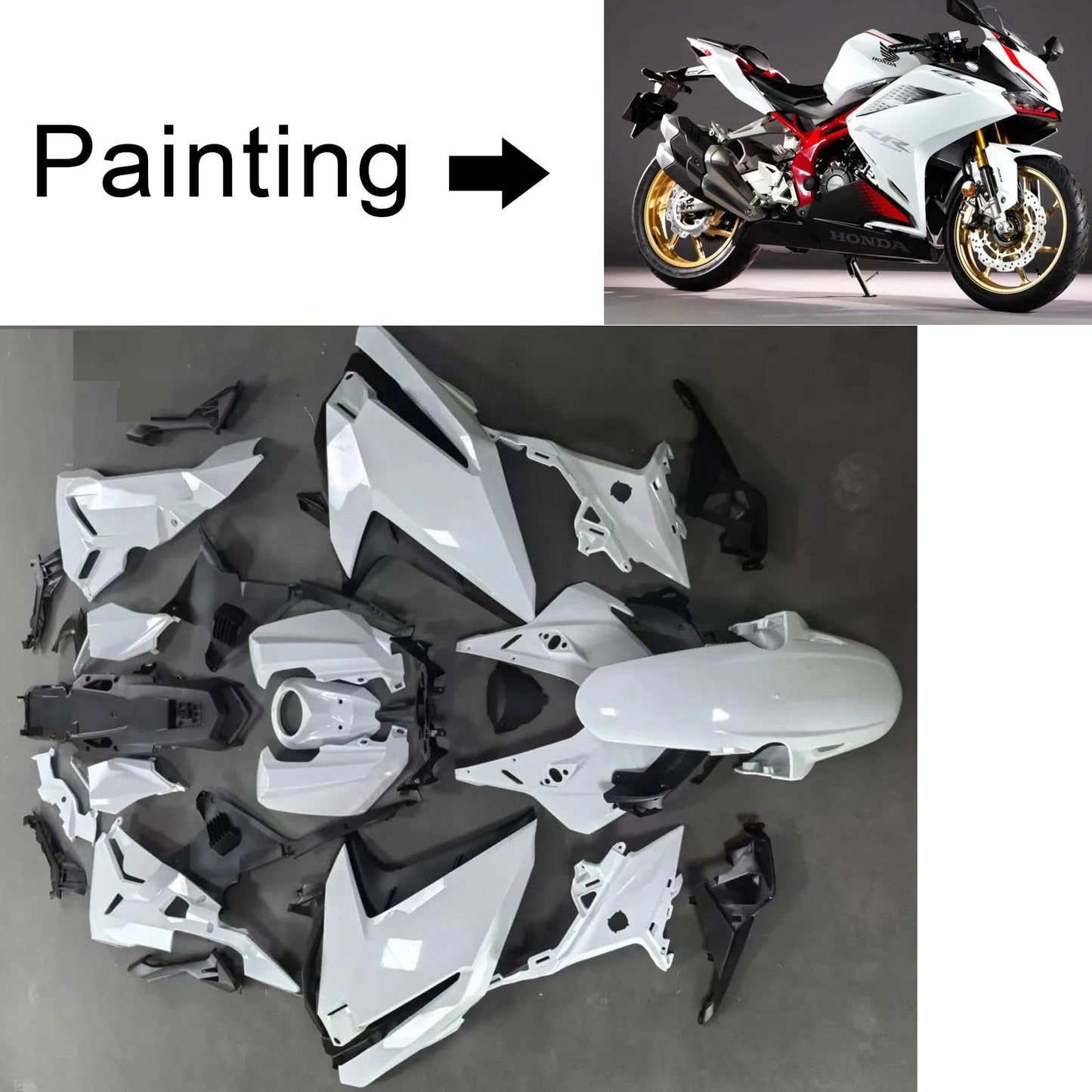 2017-2022 Honda CBR250RR Injection Fairing Kit Bodywork Plastic
