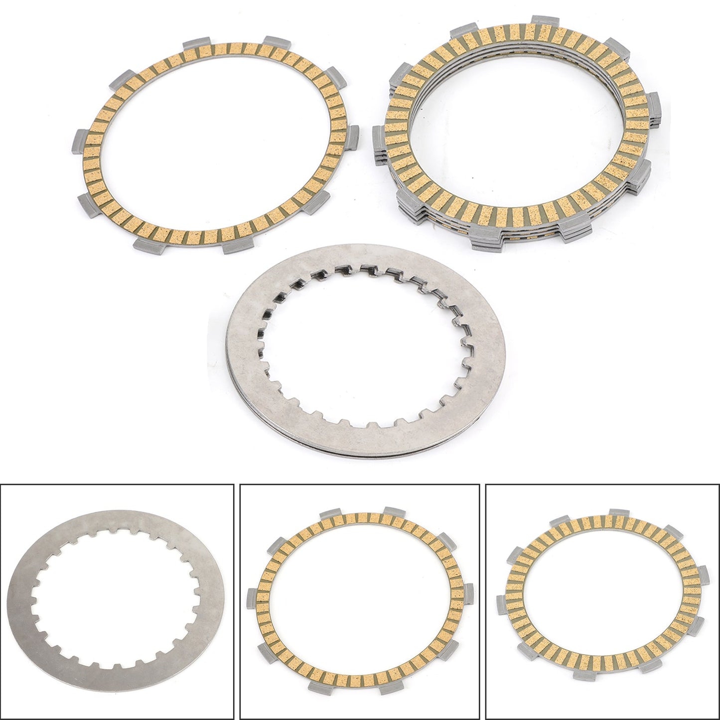 2001-2011 Honda XL125V Varadero Clutch Plate Kit - Friction & Steel Plates 22201-MAL-600